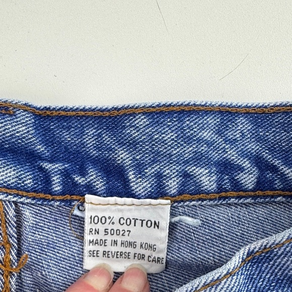 Vintage Women's Bill Blass Pleated High Waist Tapered Leg Mom Jeans - Picture 5 of 12